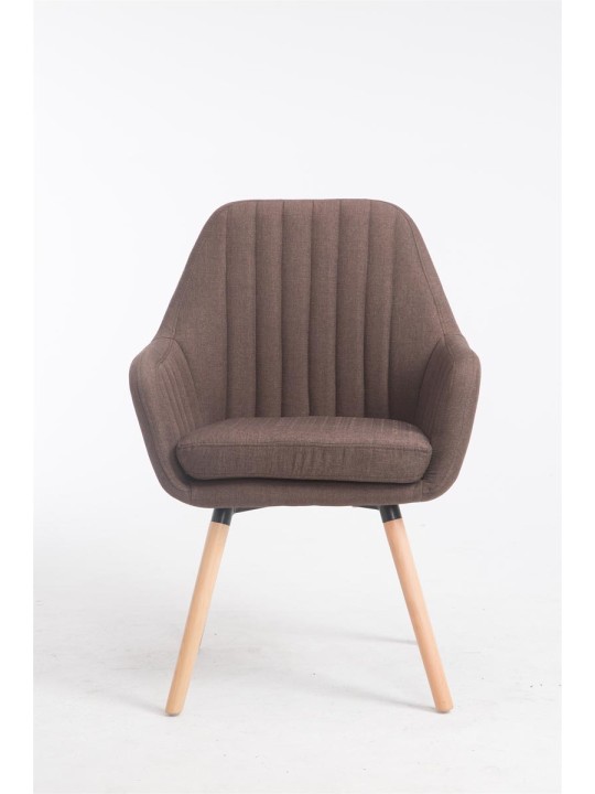 Chaise Florian tissu Natura, brun Chaise Florian tissu Natura, brun