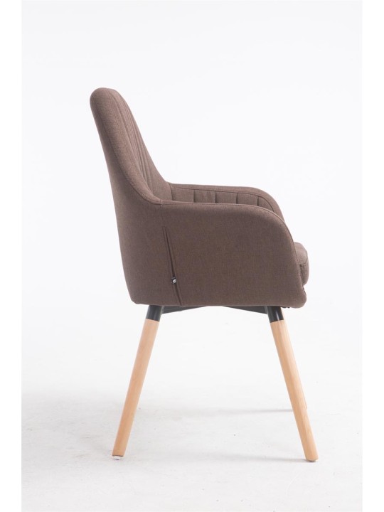 Chaise Florian tissu Natura, brun Chaise Florian tissu Natura, brun