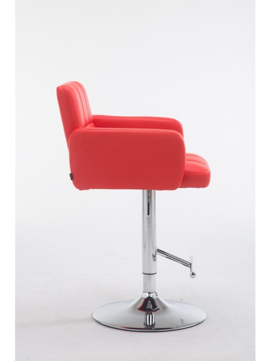 Tabouret de bar Los Angeles simili cuir C, rouge Tabouret de bar Los Angeles simili cuir C, rouge
