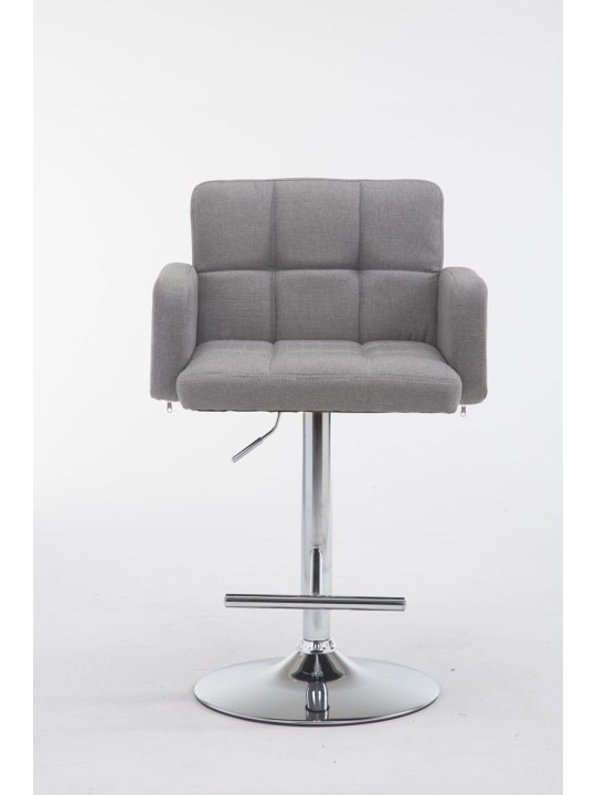 Tabouret de bar Los Angeles tissu C, gris Tabouret de bar Los Angeles tissu C, gris