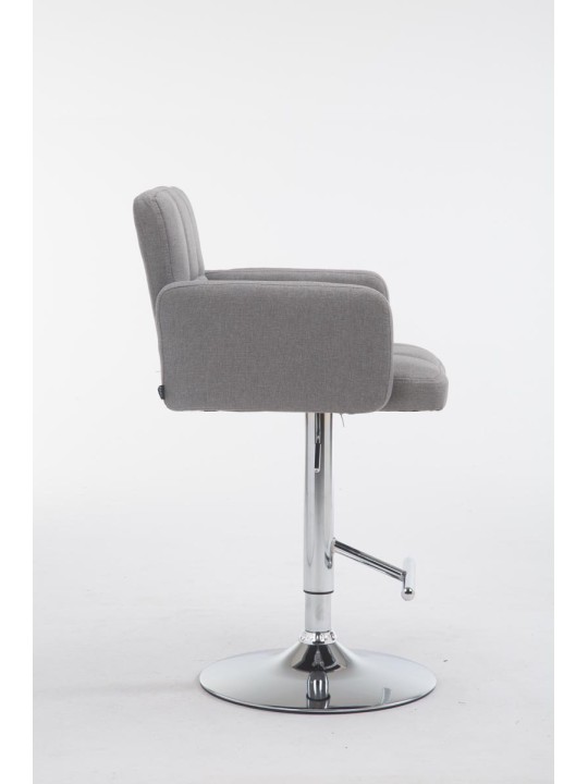 Tabouret de bar Los Angeles tissu C, gris Tabouret de bar Los Angeles tissu C, gris