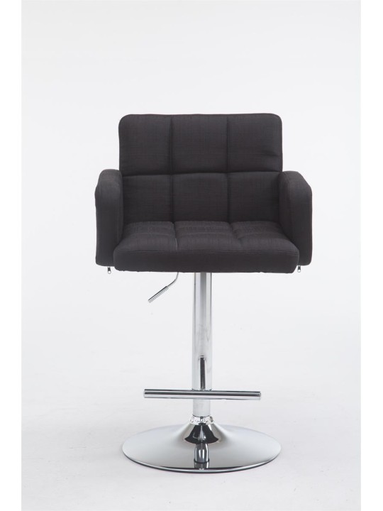 Tabouret de bar Los Angeles tissu C, noir Tabouret de bar Los Angeles tissu C, noir