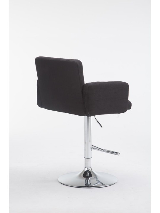 Tabouret de bar Los Angeles tissu C, noir Tabouret de bar Los Angeles tissu C, noir