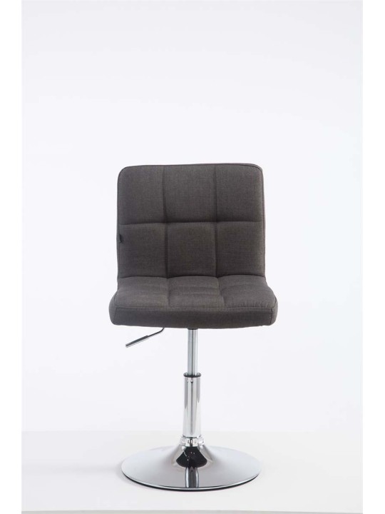 Chaise longue Palma Tissu V2, gris foncé