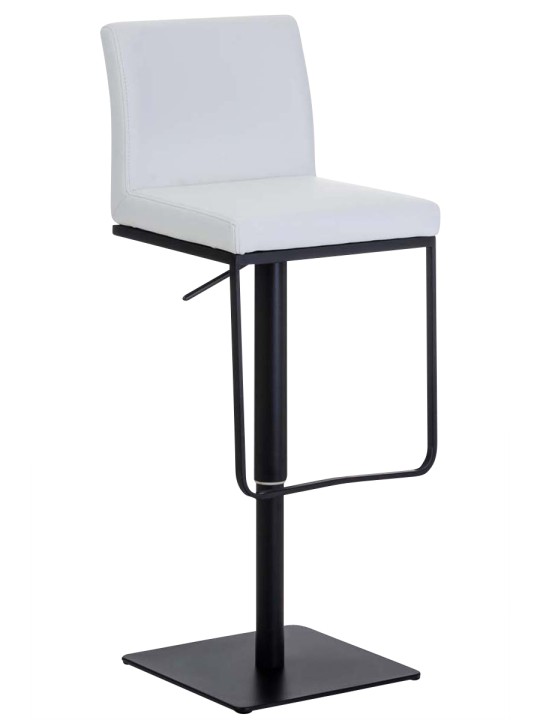 Tabouret de bar Panama B simili cuir, blanc Tabouret de bar Panama B simili cuir, blanc