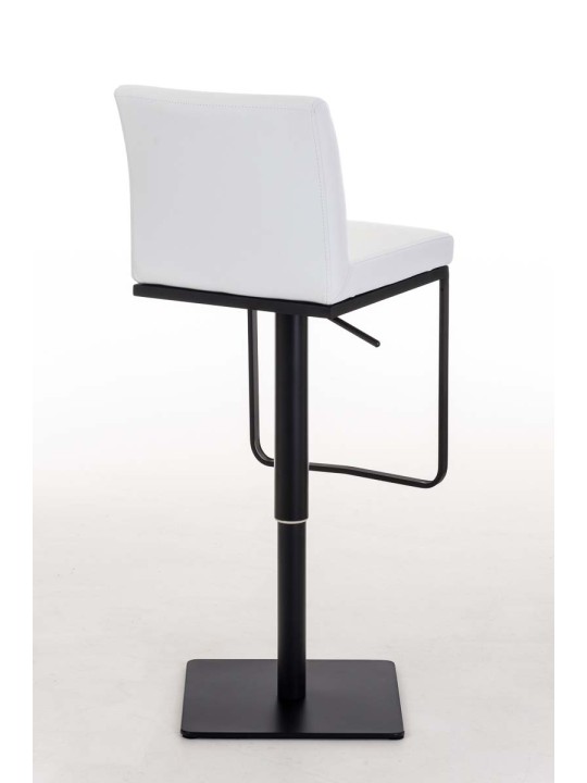 Tabouret de bar Panama B simili cuir, blanc Tabouret de bar Panama B simili cuir, blanc