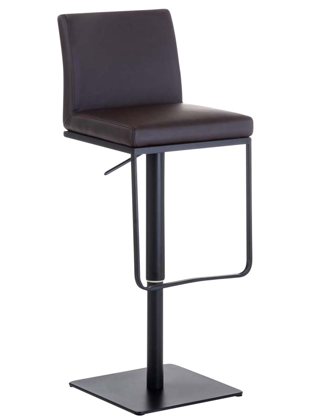 Tabouret de bar Panama B simili cuir, brun