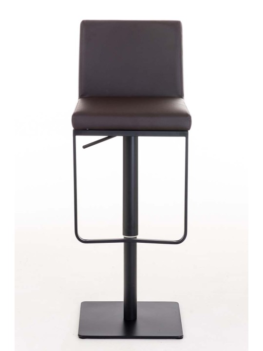Tabouret de bar Panama B simili cuir, brun