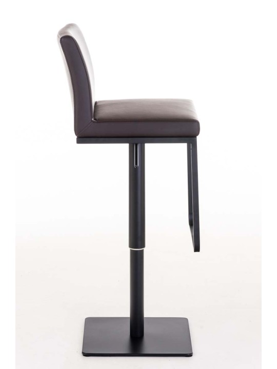 Tabouret de bar Panama B simili cuir, brun