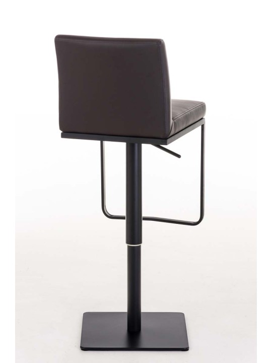 Tabouret de bar Panama B simili cuir, brun
