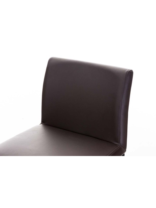 Tabouret de bar Panama B simili cuir, brun
