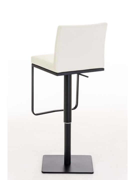 Tabouret de bar Panama B simili cuir, crème