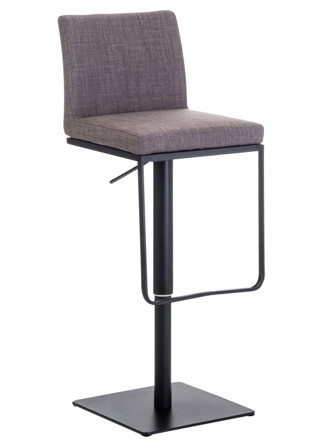 Tabouret de bar Panama B tissu, gris