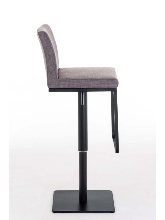 Tabouret de bar Panama B tissu, gris