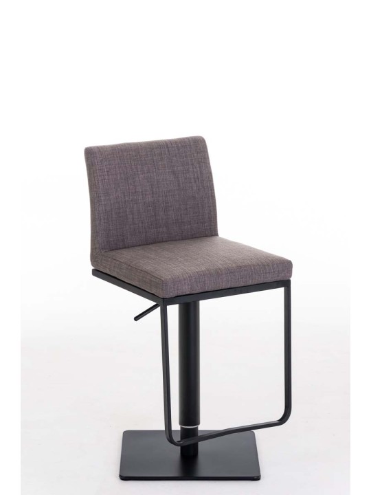 Tabouret de bar Panama B tissu, gris