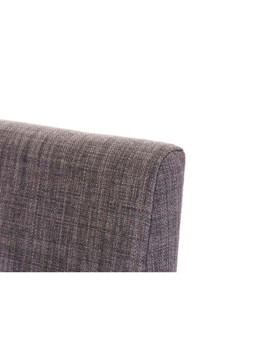 Tabouret de bar Panama B tissu, gris