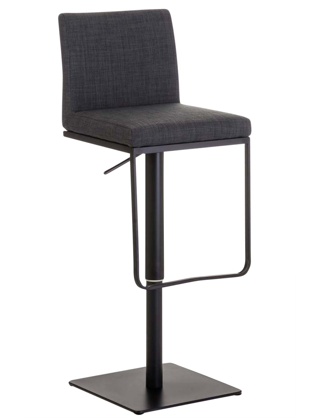Tabouret de bar Panama B tissu, gris foncé