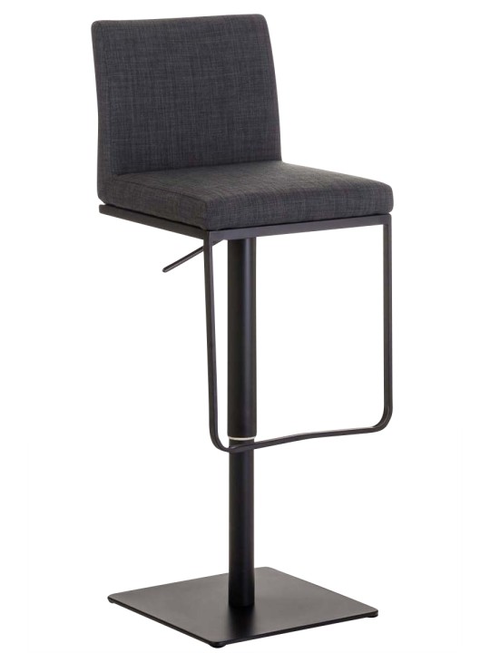 Tabouret de bar Panama B tissu, gris foncé