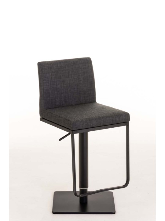 Tabouret de bar Panama B tissu, gris foncé