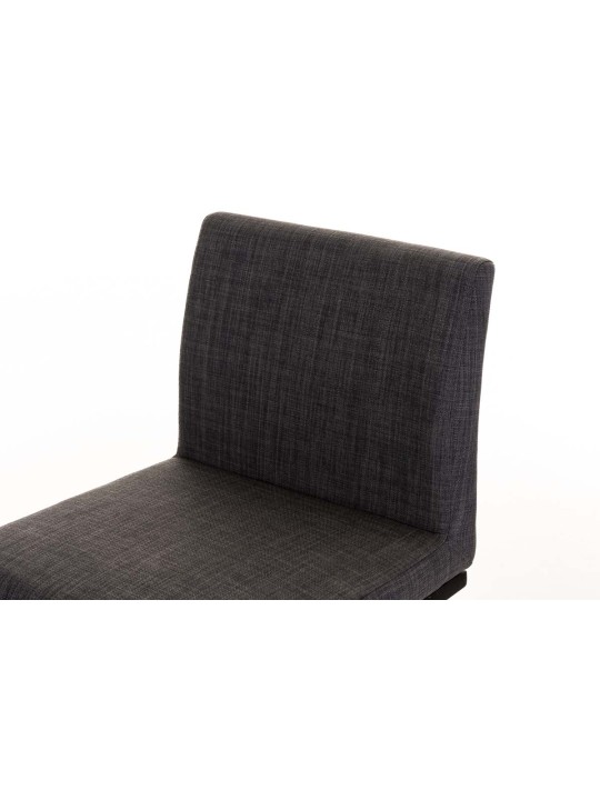 Tabouret de bar Panama B tissu, gris foncé