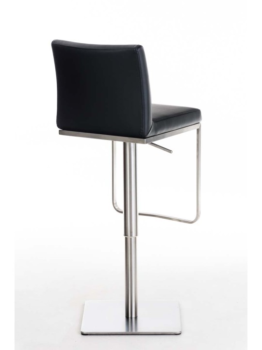 Tabouret de bar Panama E simili cuir, noir Tabouret de bar Panama E simili cuir, noir