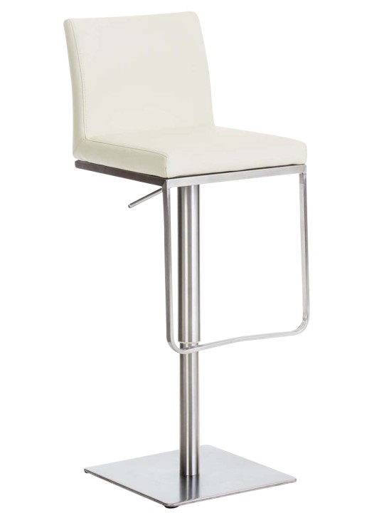 Tabouret de bar Panama E simili cuir, crème Tabouret de bar Panama E simili cuir, crème
