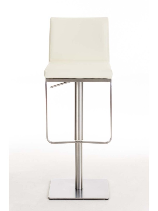 Tabouret de bar Panama E simili cuir, crème Tabouret de bar Panama E simili cuir, crème