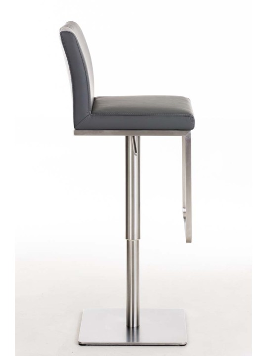 Tabouret de bar Panama E simili cuir, gris