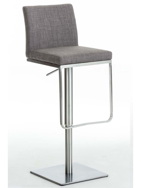 Tabouret de bar Panama E tissu, gris