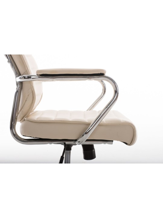 Chaise de bureau Rako V2, crème