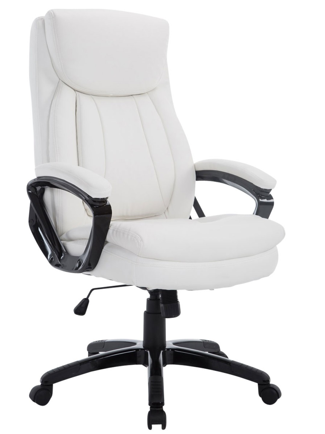 Chaise de bureau Plato, blanc