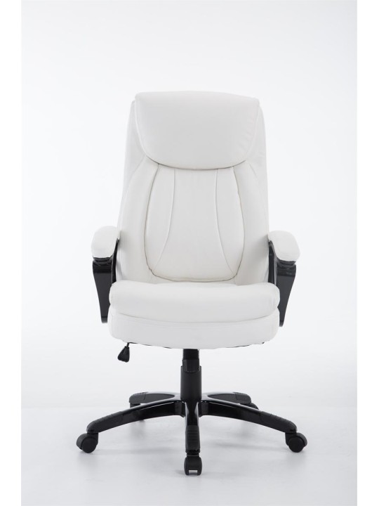 Chaise de bureau Plato, blanc