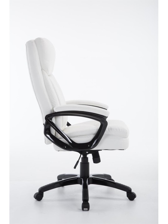 Chaise de bureau Plato, blanc