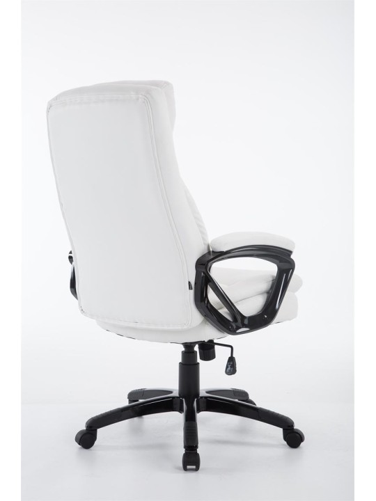 Chaise de bureau Plato, blanc