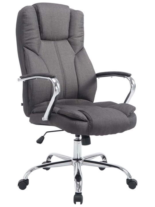 Chaise de bureau BIG Xanthos tissu V2, gris foncé Chaise de bureau BIG Xanthos tissu V2, gris foncé