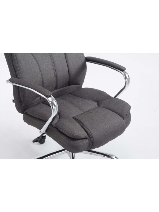 Chaise de bureau BIG Xanthos tissu V2, gris foncé Chaise de bureau BIG Xanthos tissu V2, gris foncé