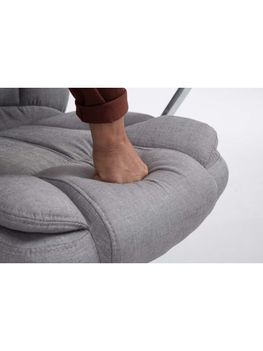 Chaise de bureau BIG Xanthos tissu V2, gris Chaise de bureau BIG Xanthos tissu V2, gris