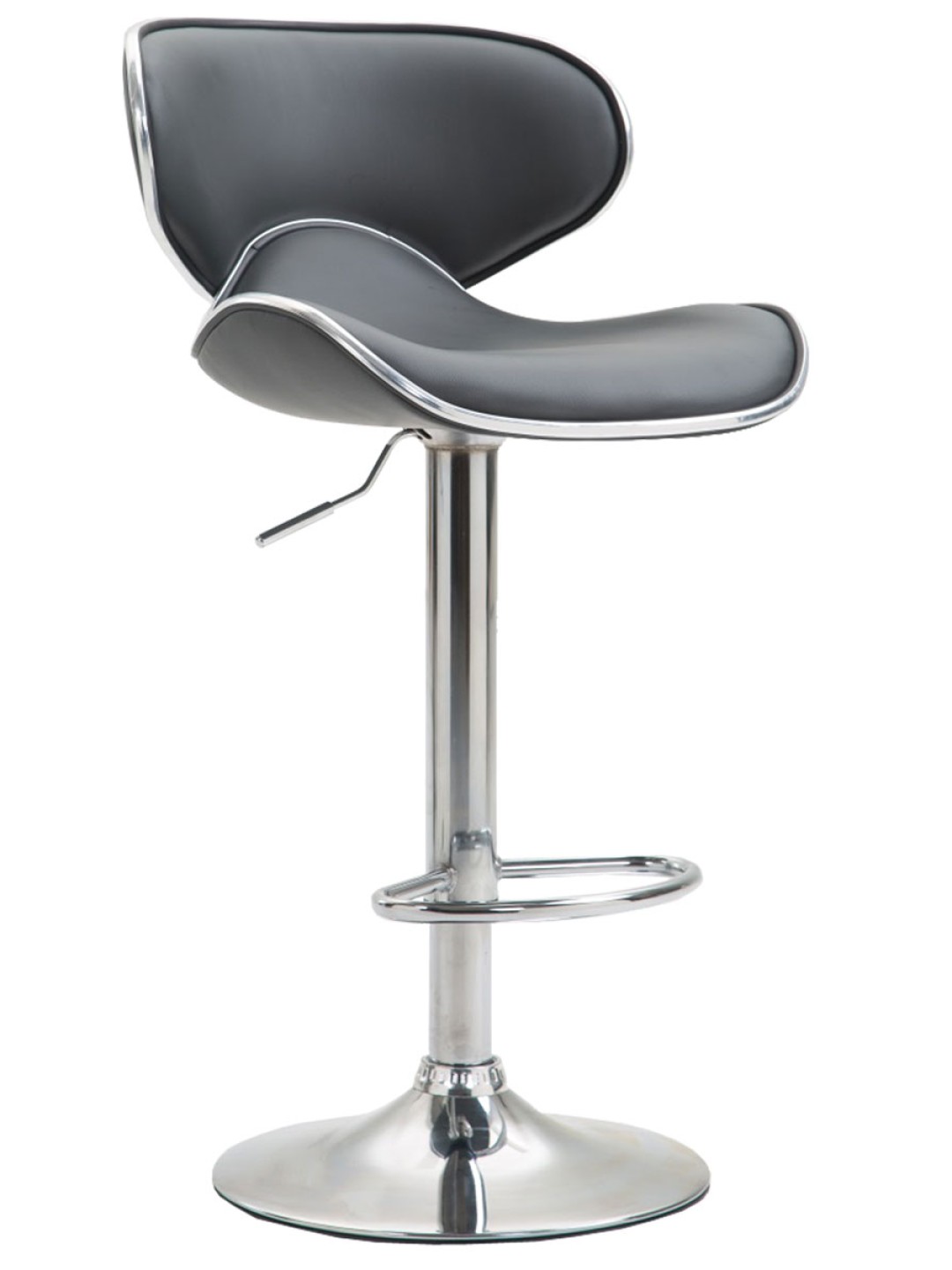 Tabouret de bar Las Vegas V2 chromé, gris