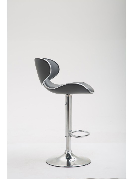 Tabouret de bar Las Vegas V2 chromé, gris