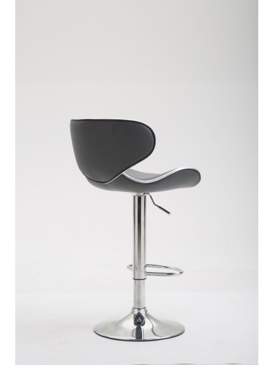 Tabouret de bar Las Vegas V2 chromé, gris