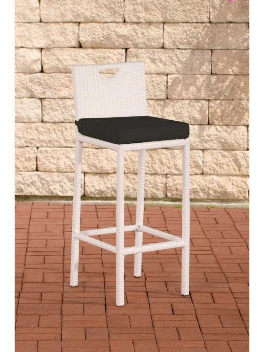 Tabouret de bar Mari anthracite, blanc Tabouret de bar Mari anthracite, blanc