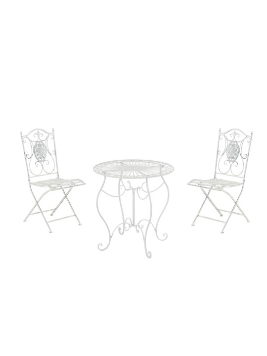 Groupe de sièges Aldeano, blanc antique Groupe de sièges Aldeano, blanc antique