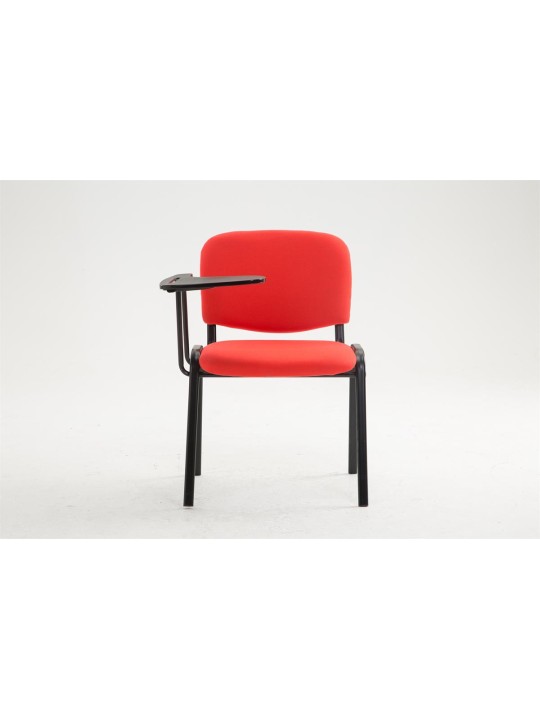 Chaise Ken avec table pliante en tissu, rouge