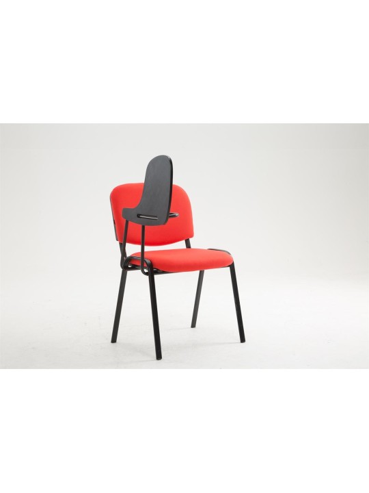 Chaise Ken avec table pliante en tissu, rouge