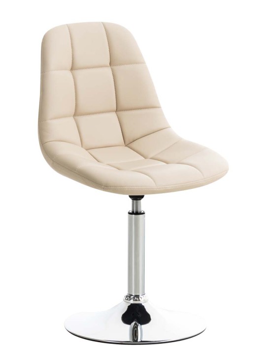 Chaise Emil simili cuir, crème Chaise Emil simili cuir, crème
