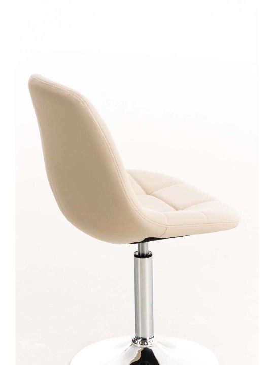 Chaise Emil simili cuir, crème Chaise Emil simili cuir, crème