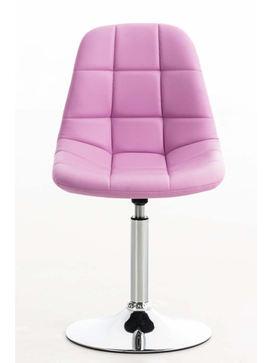 Chaise Emil simili cuir, rose Chaise Emil simili cuir, rose