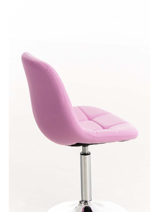 Chaise Emil simili cuir, rose Chaise Emil simili cuir, rose