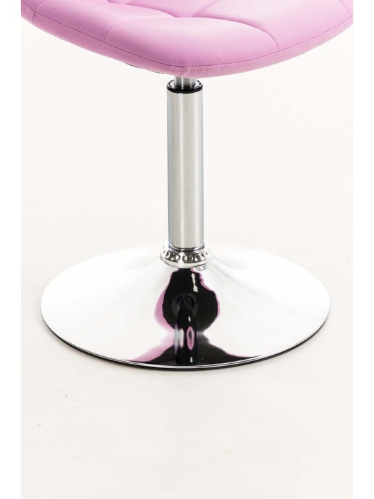 Chaise Emil simili cuir, rose Chaise Emil simili cuir, rose