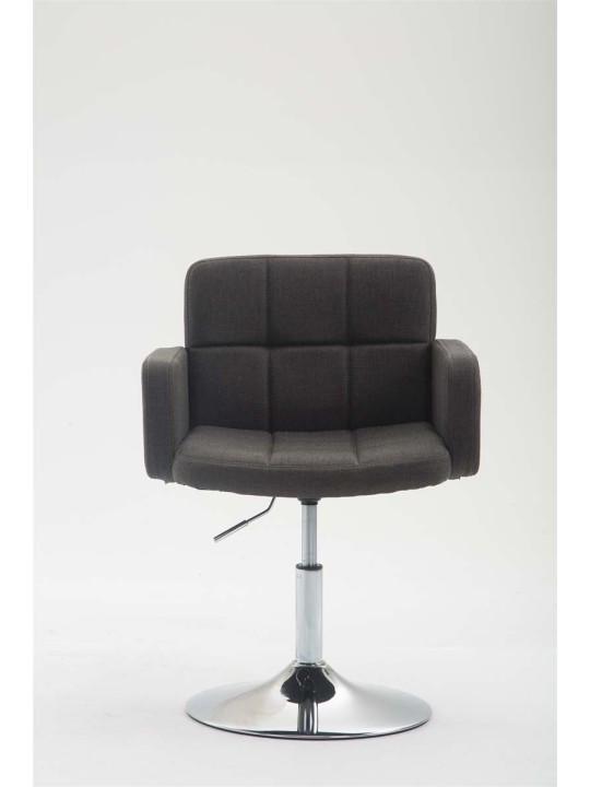 Chaise longue Los Angeles en tissu, gris foncé